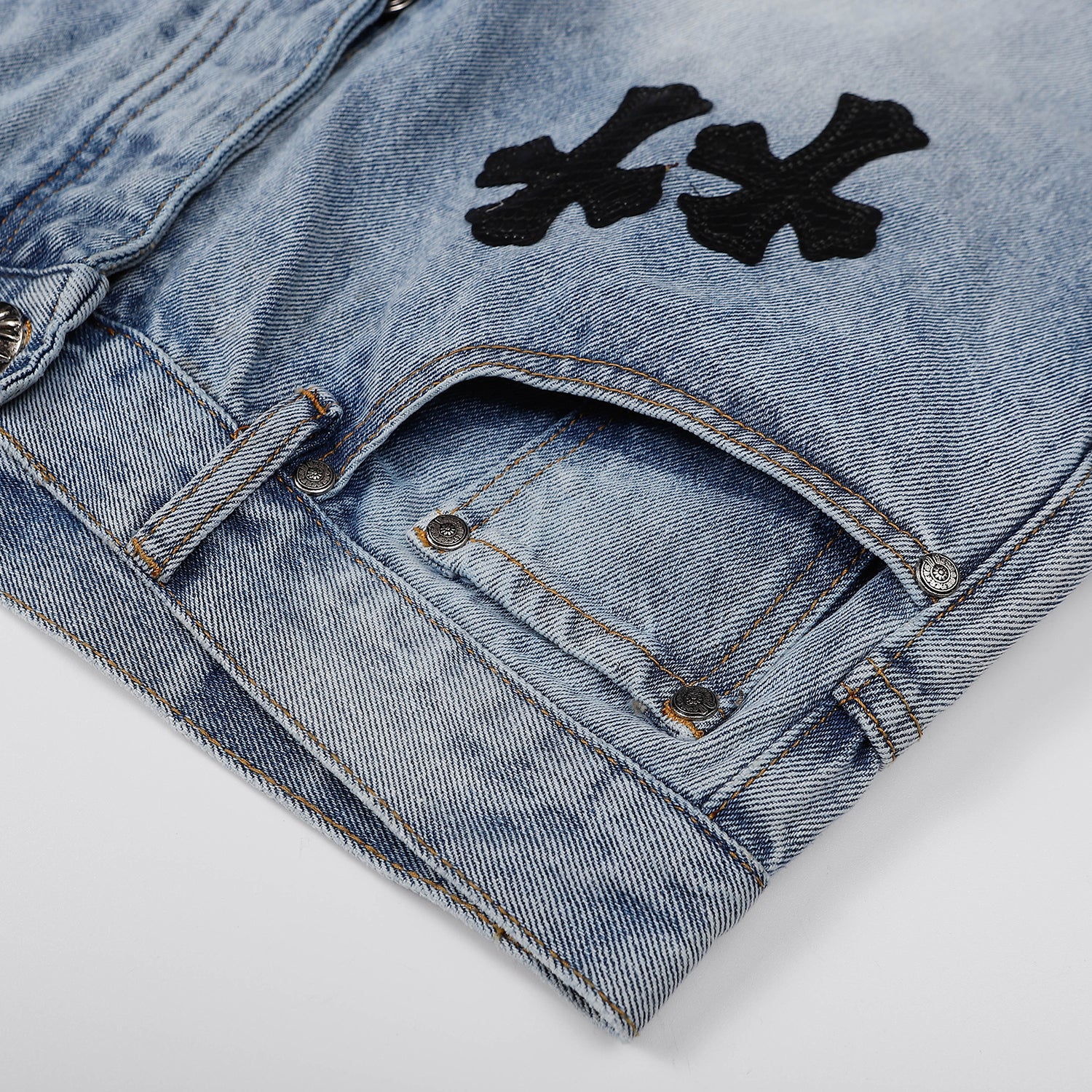 Chrome Hearts Denim Shorts