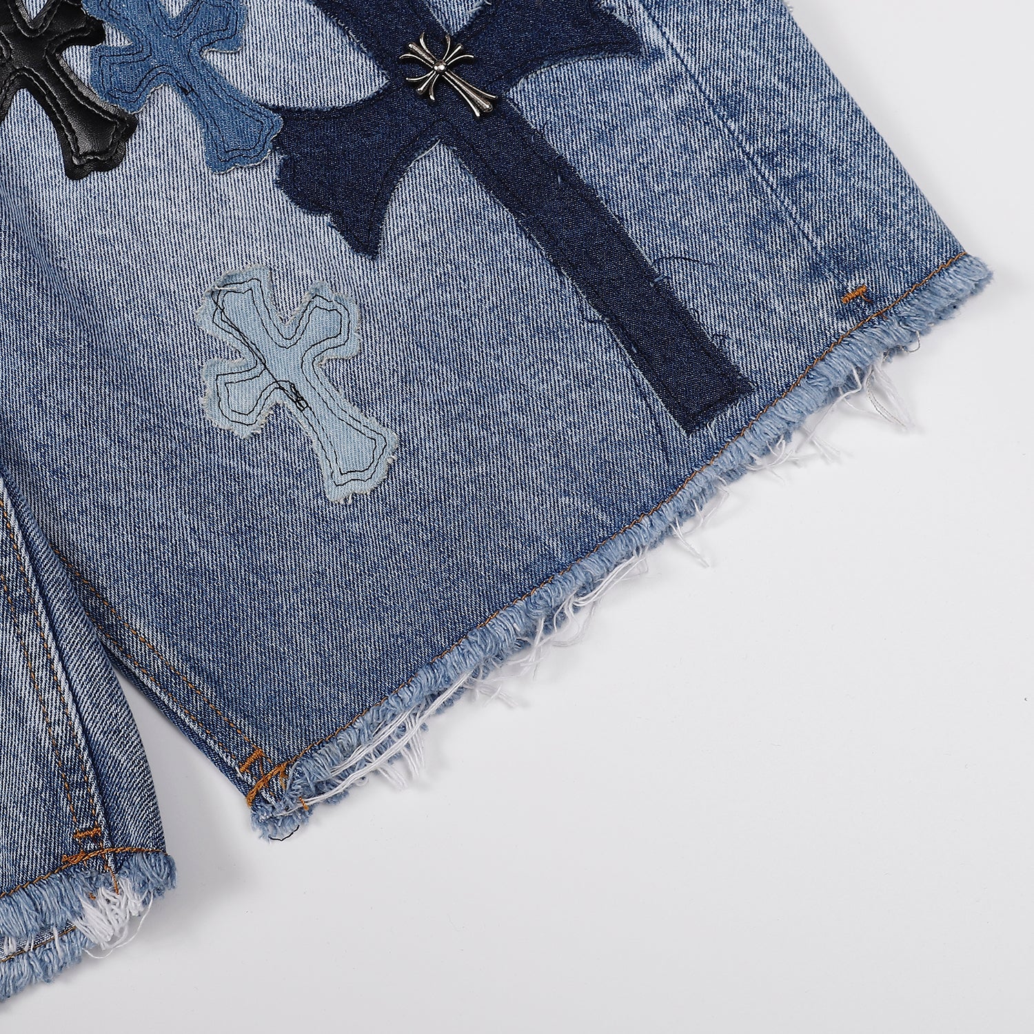 Chrome Hearts Denim Shorts