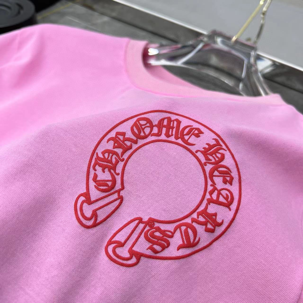 Chrome Hearts Replica Pink Long Sleeve