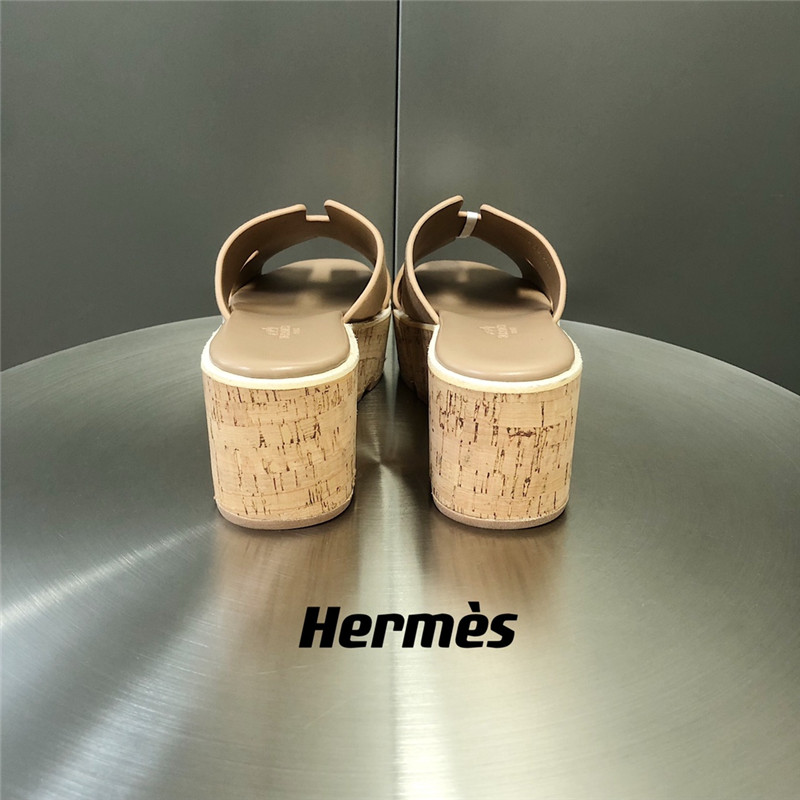 Hermès Platform Slippers