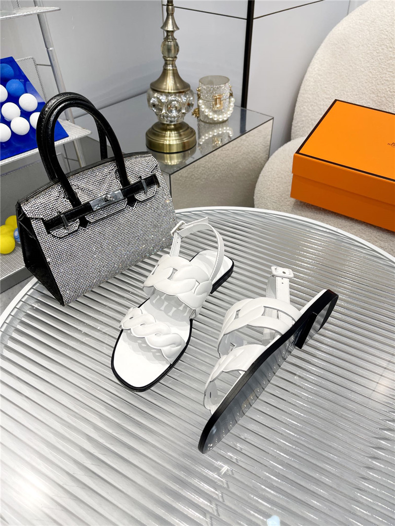 Hermès pig nose sandals