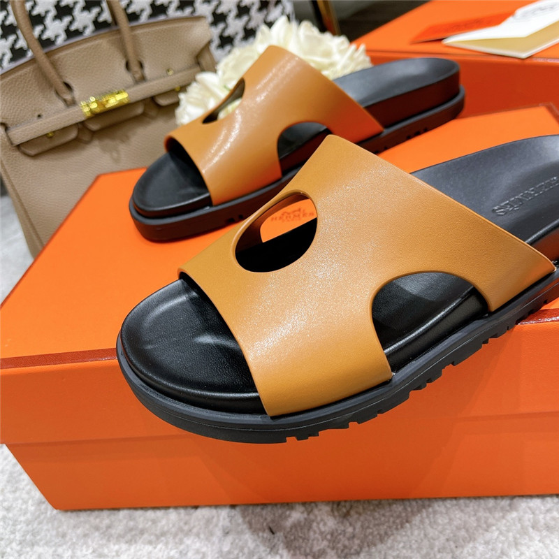 hermes platform slippers