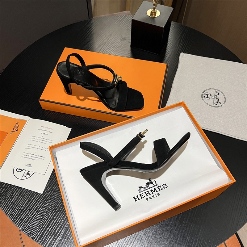 Hermes Sandals Dupe classic H high-heeled sandals
