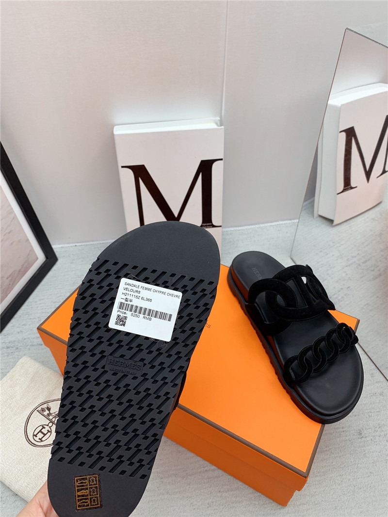 hermes flat sandals