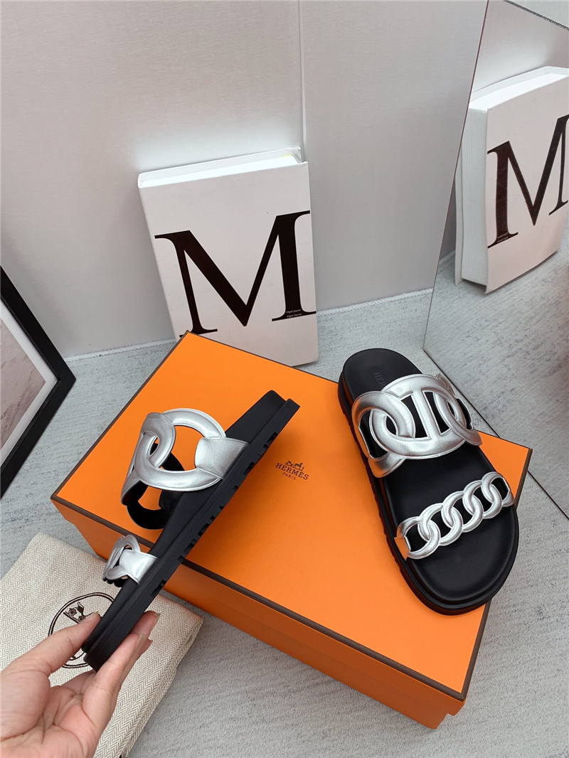 hermes flat sandals