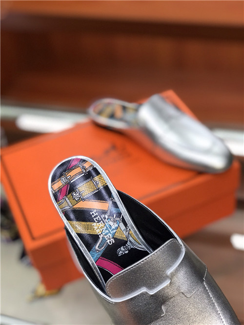hermes loafers slippers