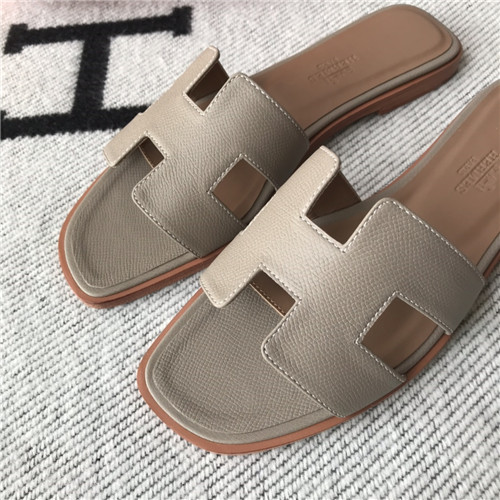 hermes flat slippers womens