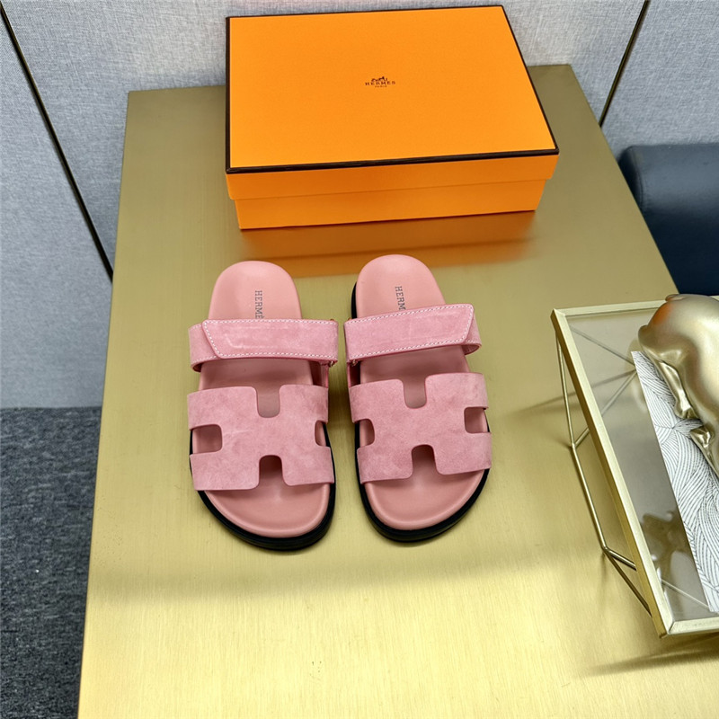 Hermès roll cake hair uncle slippers