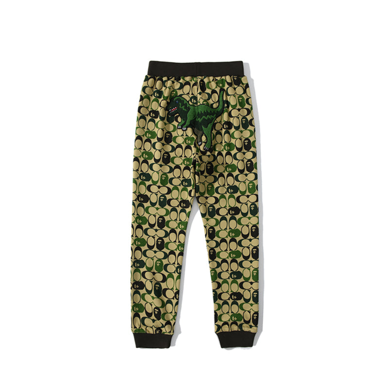 BAPE Dinosaur Shark Track Pants Sweatpants HDCP8782
