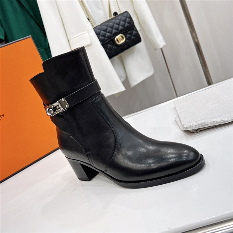 hermes frenchie 50 ankle boots