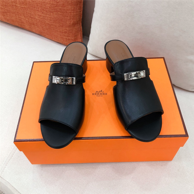 Hermes Sandals Dupe chunky heel sandals