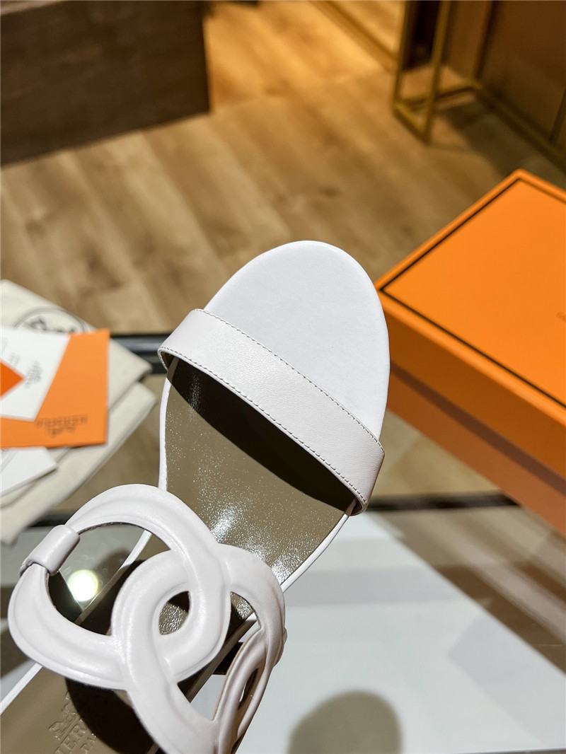 Hermes Sandals Dupe chunky heel sandals