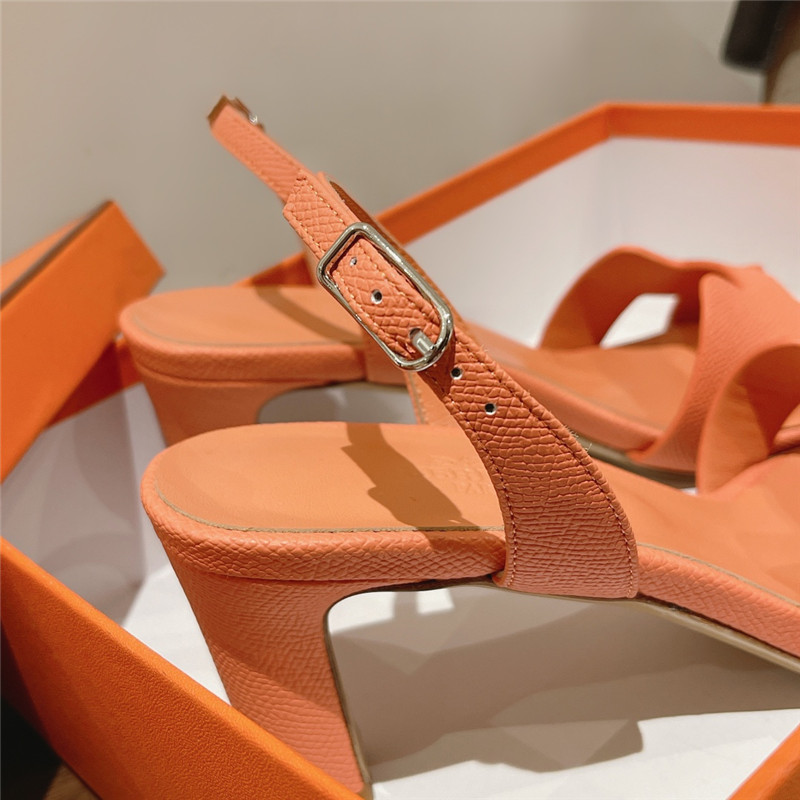 Hermès early spring counter new high-heeled sandals