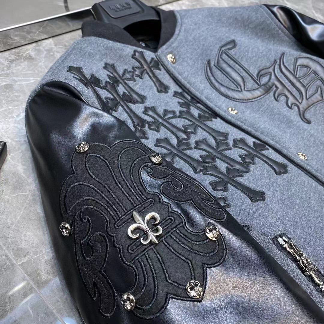 Chrome Hearts Replica Varsity Jacket