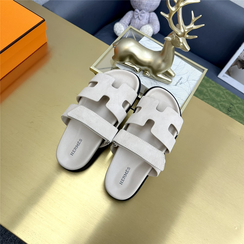 Hermès roll cake hair uncle slippers