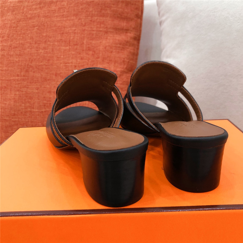 Hermes Sandals Dupe chunky heel sandals