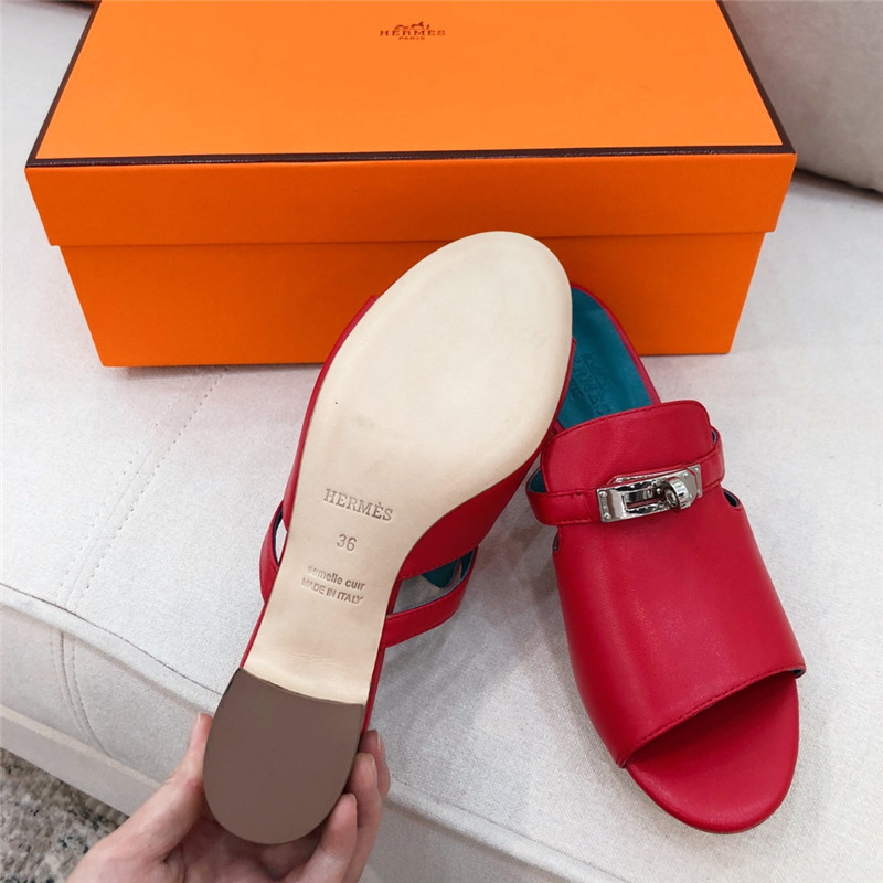 Hermes Sandals Dupe chunky heel sandals