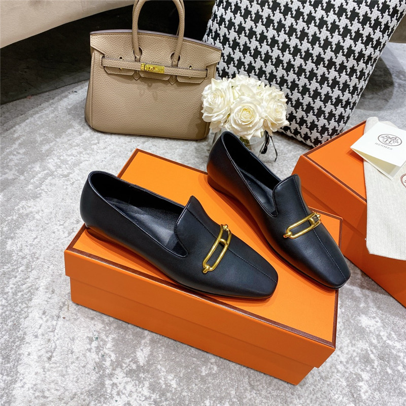 hermes muller flat shoes