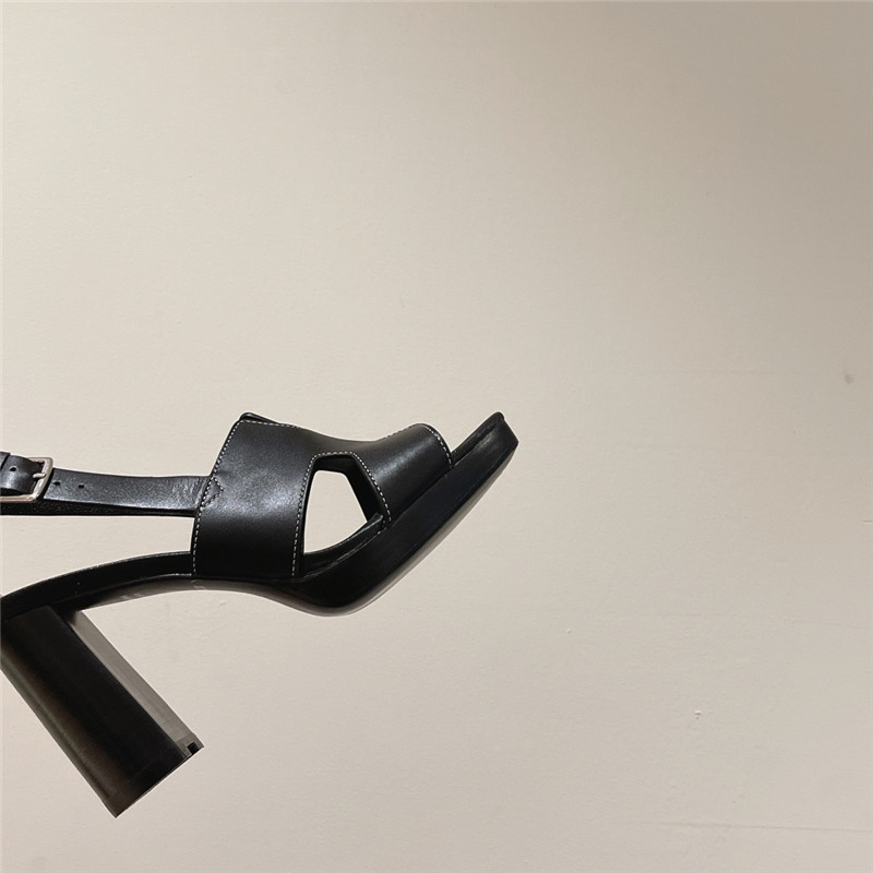 Hermes Sandals Dupe chunky heel sandals