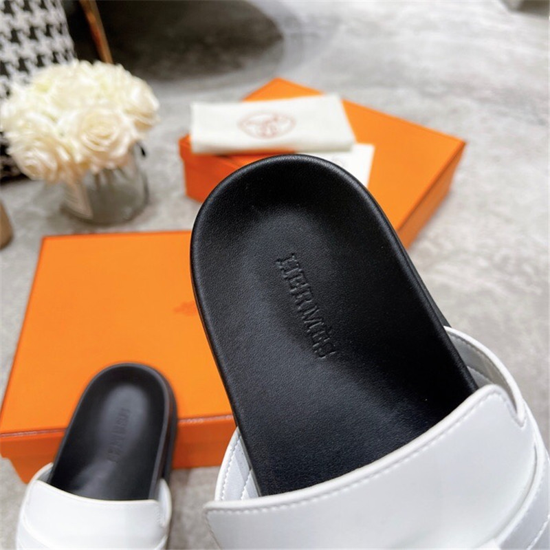 hermes kelly buckle slippers