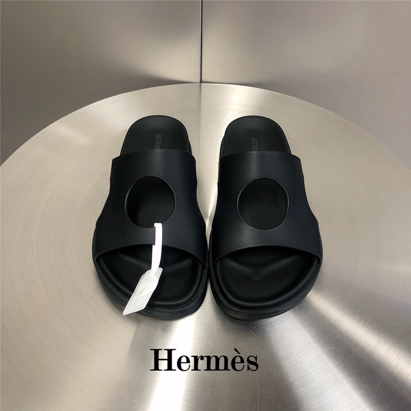hermes edith hole slippers