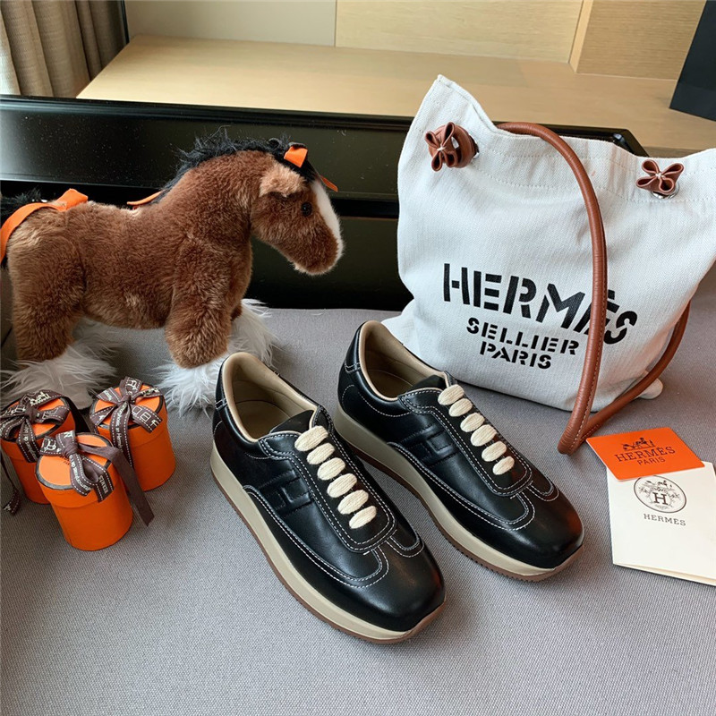 Hermes Birkin Replica vintage sneakers Black