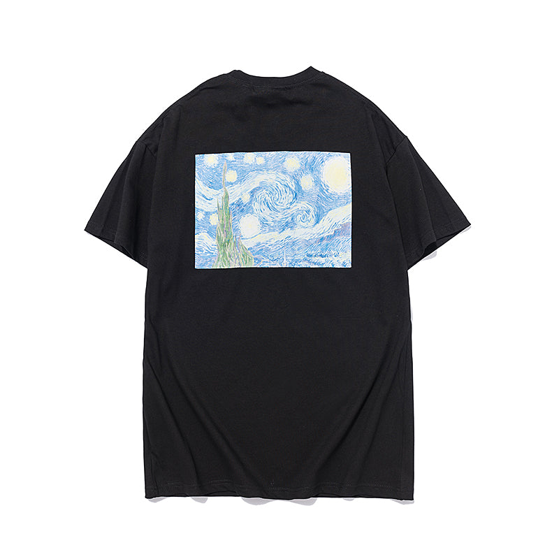 Fear of God Replica Essentials Van Gogh Cotton T Shirt 931