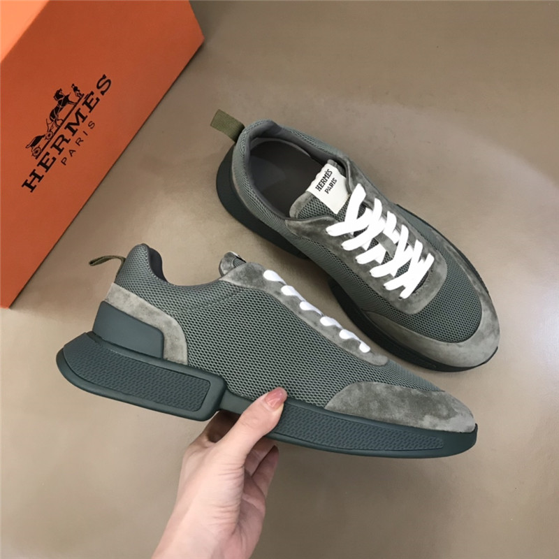 hermes high-end men s casual shoes