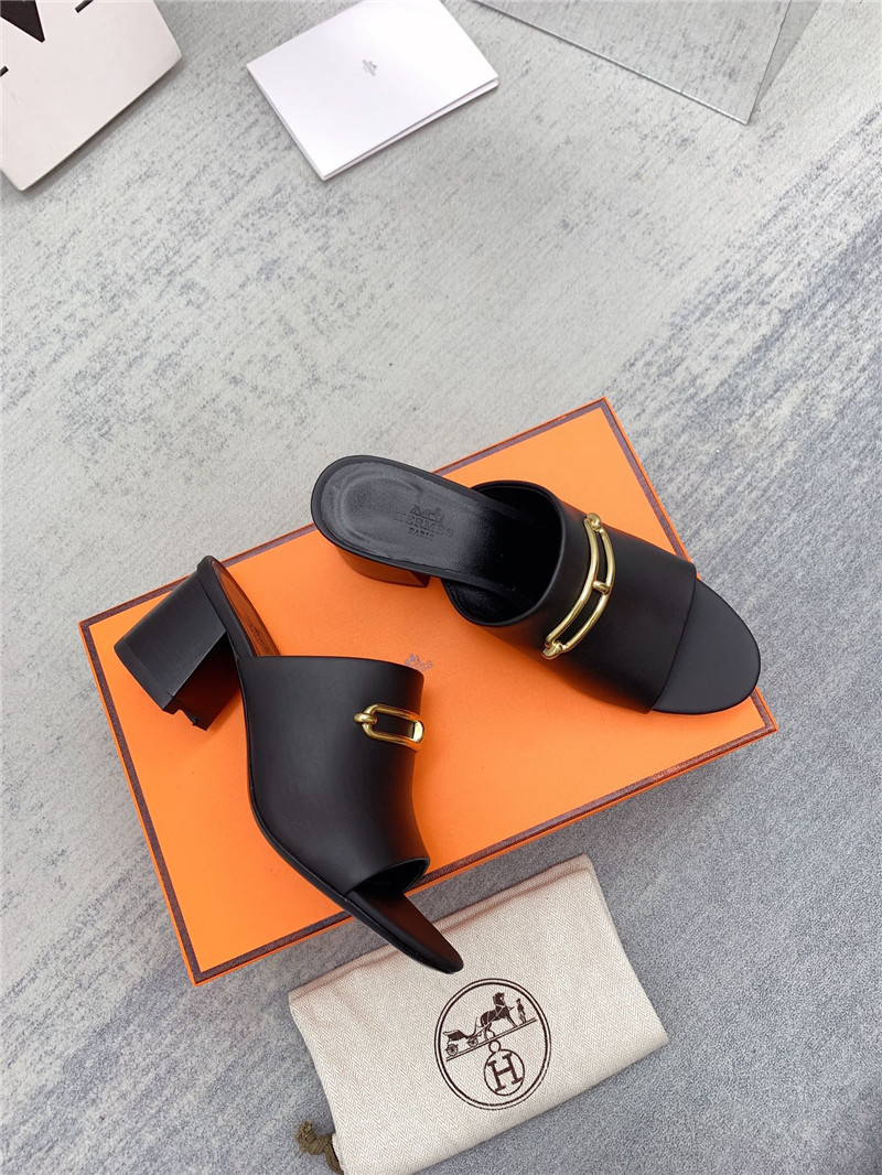 Hermes Sandals Dupe chunky heel sandals