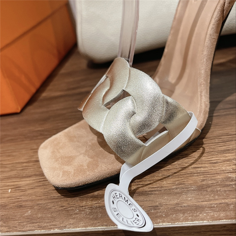 Hermès high heel sandals