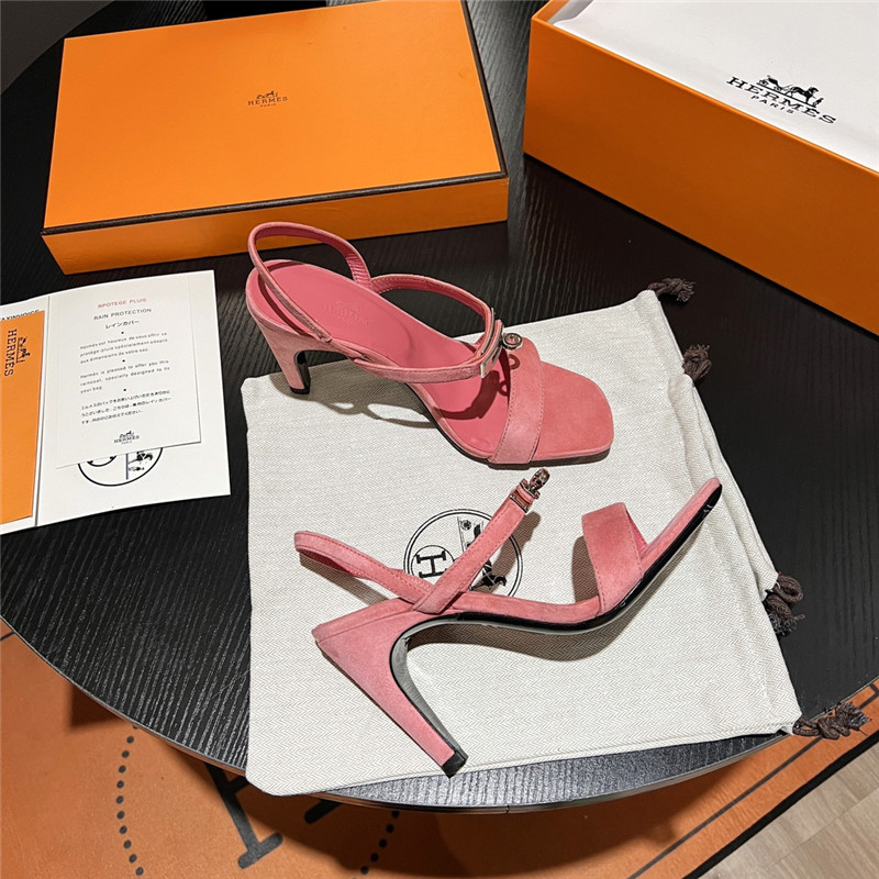 Hermes Sandals Dupe classic H high-heeled sandals