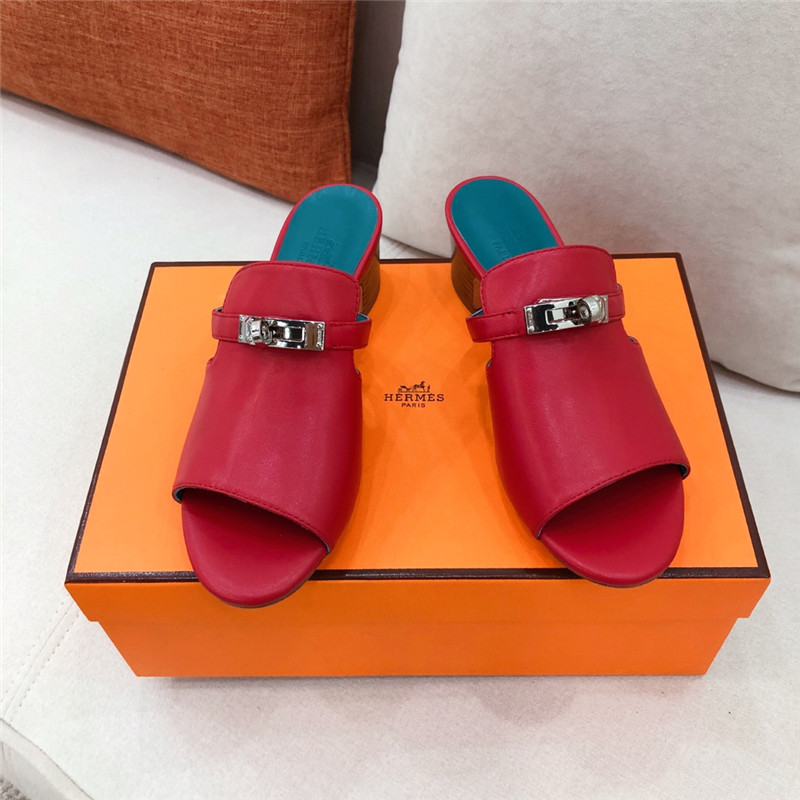 Hermes Sandals Dupe chunky heel sandals