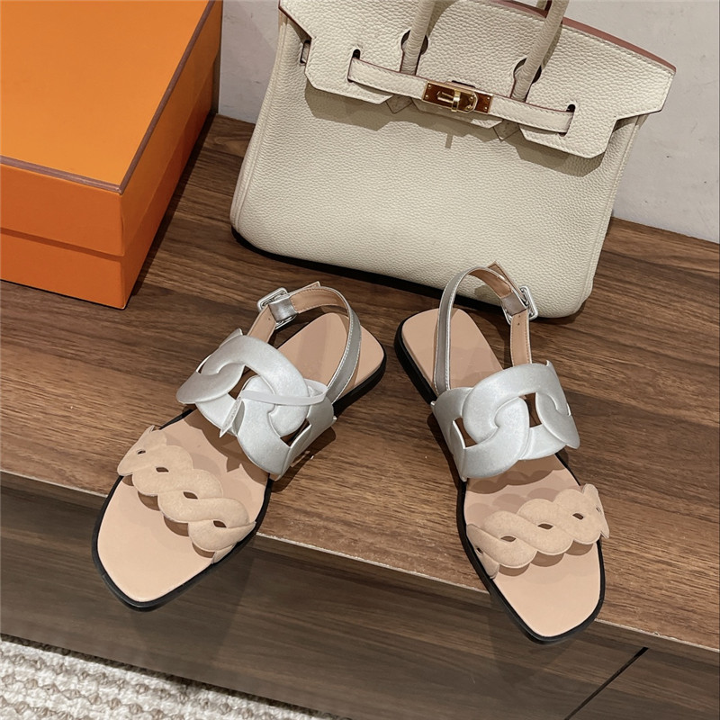 Hermès pig nose sandals