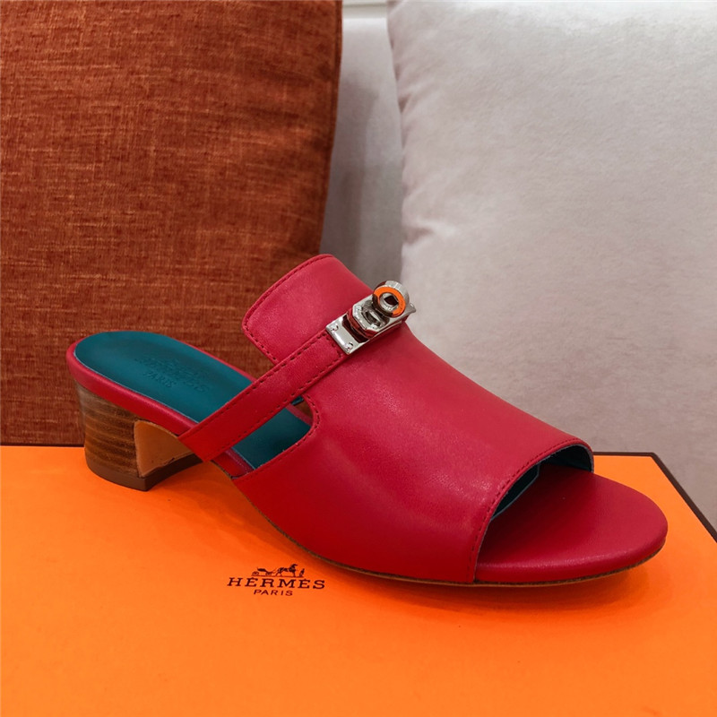 Hermes Sandals Dupe chunky heel sandals