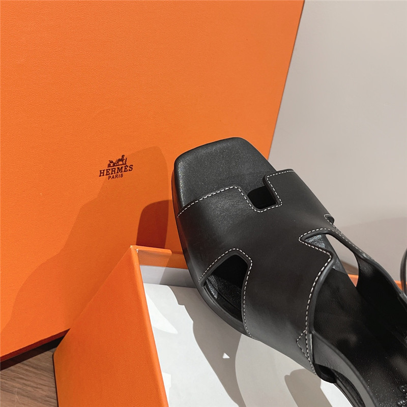Hermes Sandals Dupe chunky heel sandals