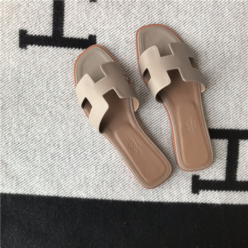 hermes flat slippers womens