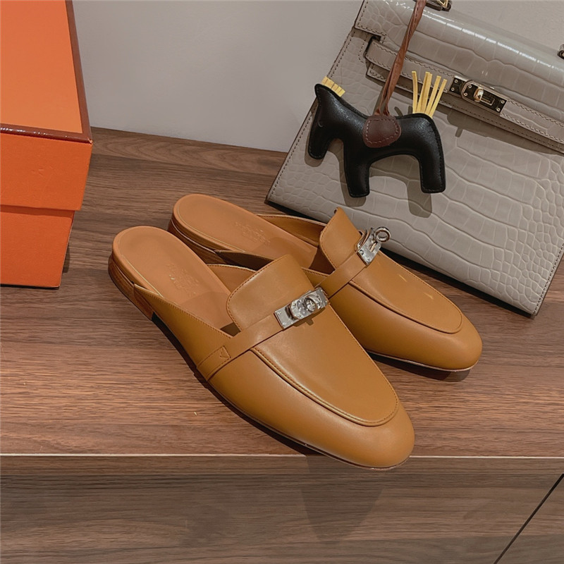 hermes mini kelly slippers