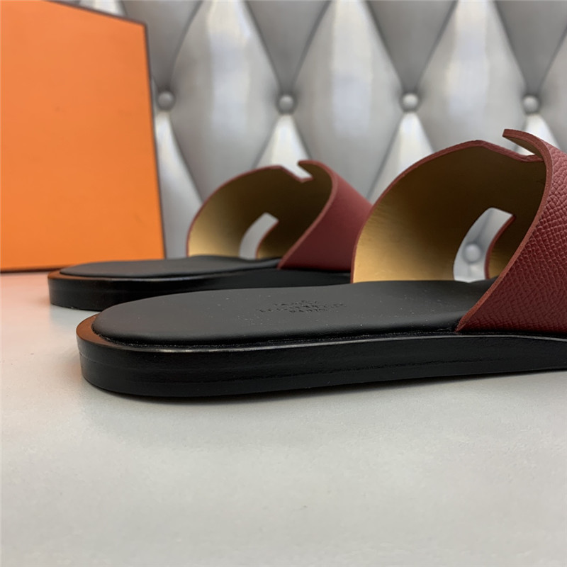 hermes H men s slippers
