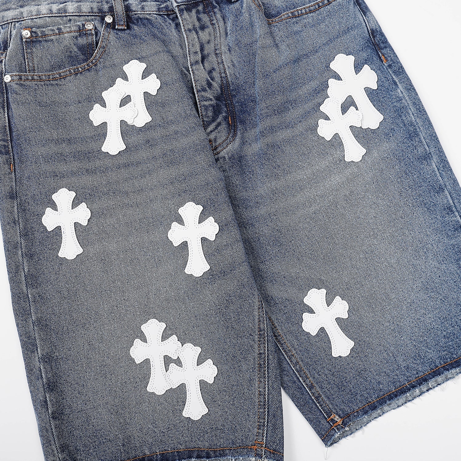 Chrome Hearts Denim Shorts