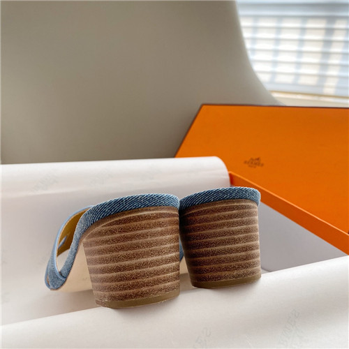 hermes oasis denim sandals