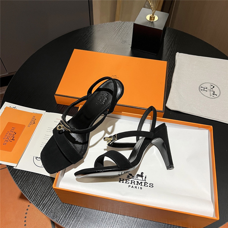 Hermes Sandals Dupe classic H high-heeled sandals