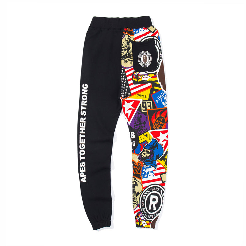 BAPE Shark Color Track Pants Sweatpants HDCP8691