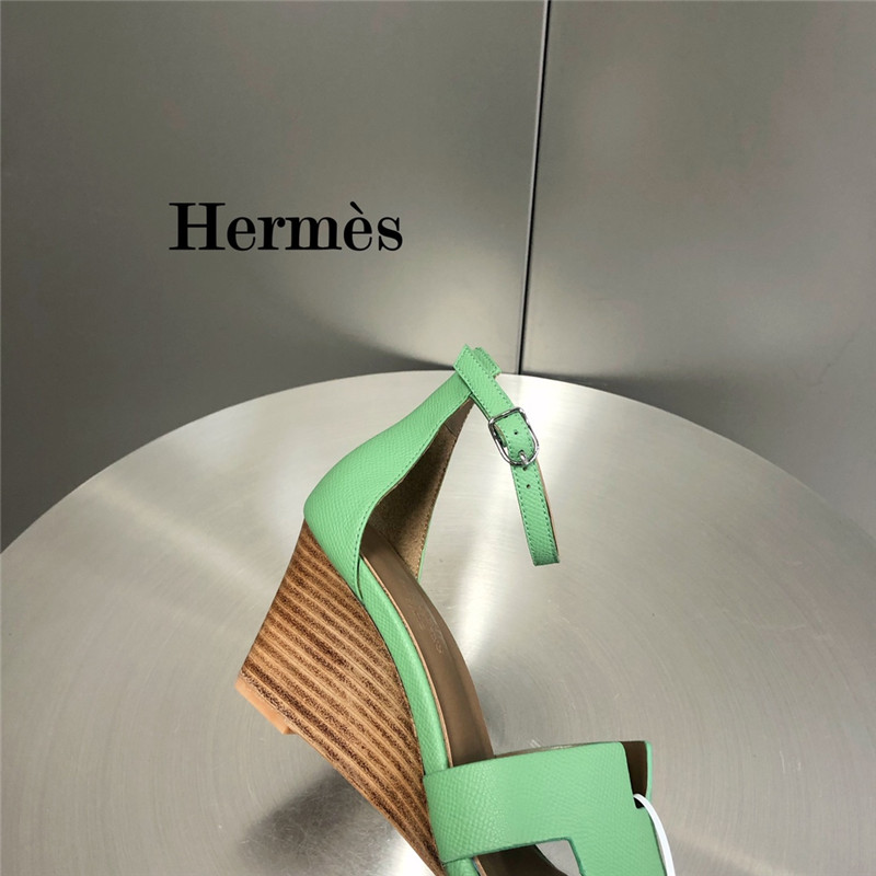 hermes legend wedge sandals