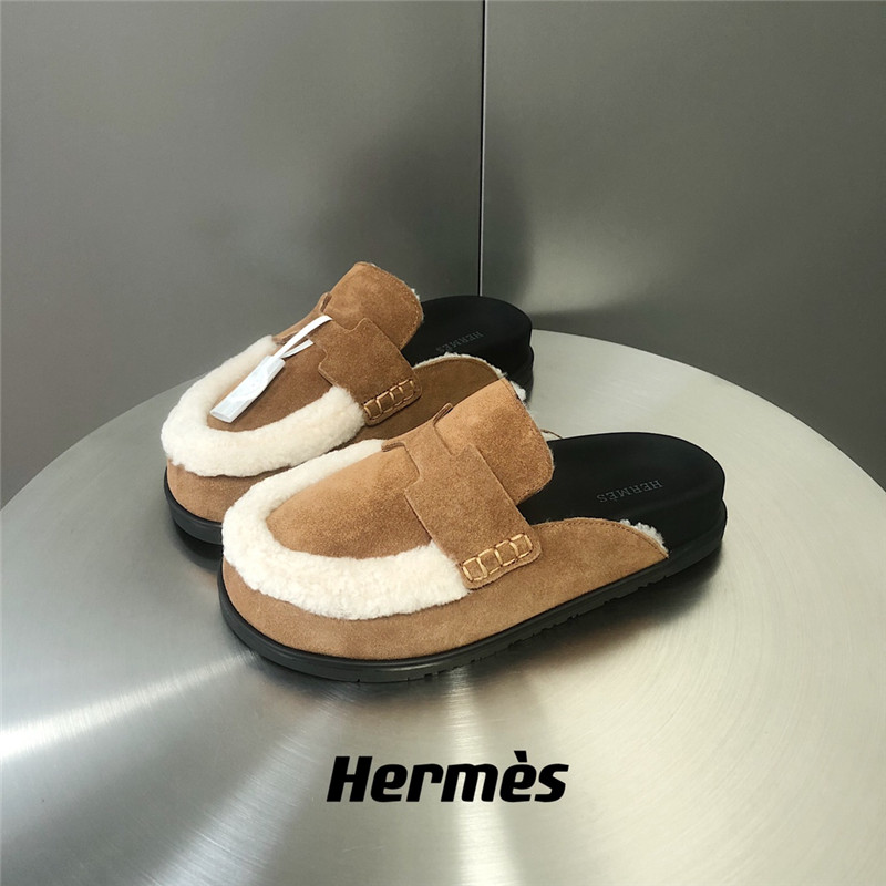 Hermès Fur Birkenstocks