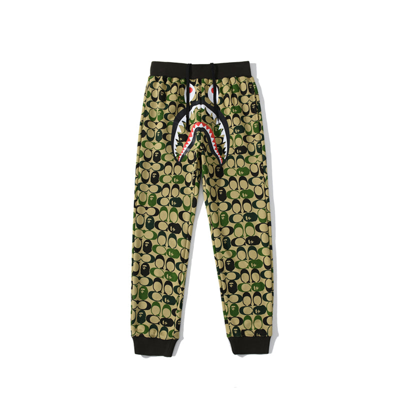 BAPE Dinosaur Shark Track Pants Sweatpants HDCP8782