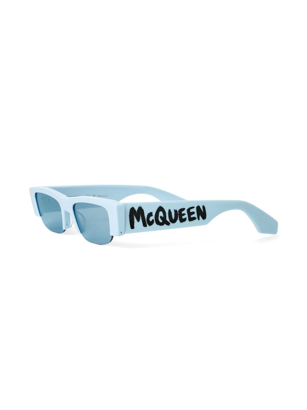 Alexander Mcqueen Dupes Eyewear Graffiti rectangle-frame sunglass replicas