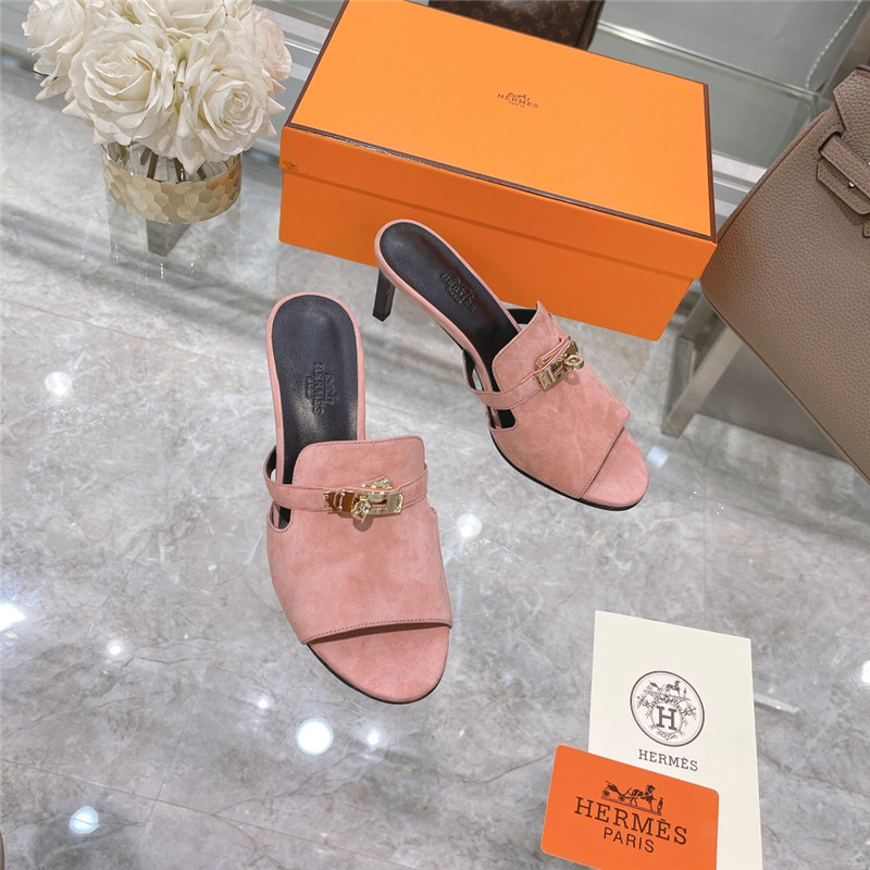 Hermes Sandals Dupe spring and summer new texture sandals