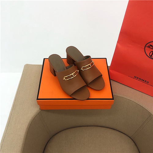 hermes lady slippers sandals