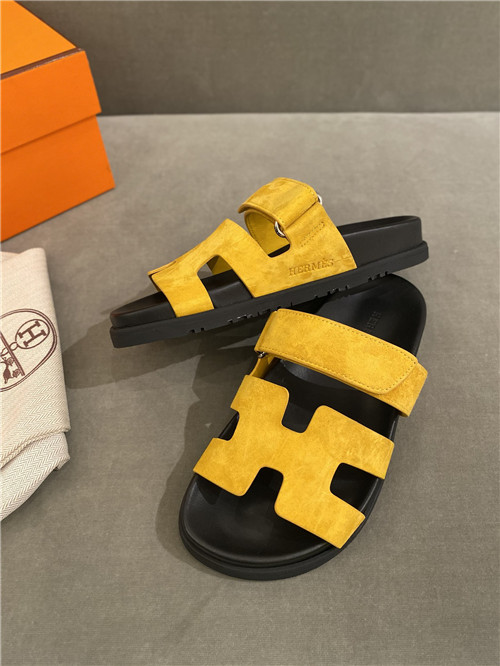 hermes h slippers women