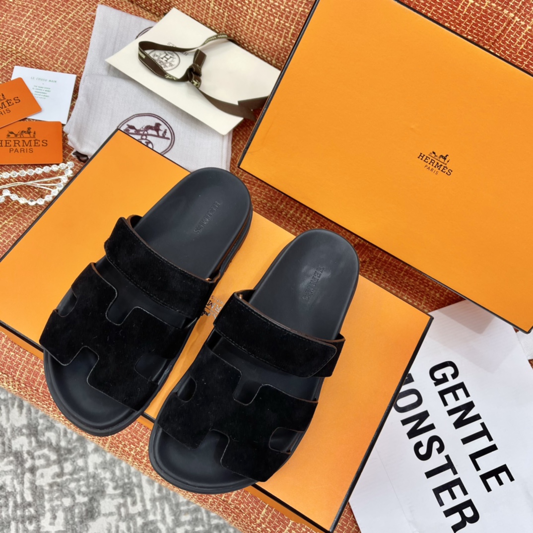 hermes h slippers womens